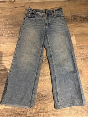 Altar'd State Light Blue Wide-Leg Jeans